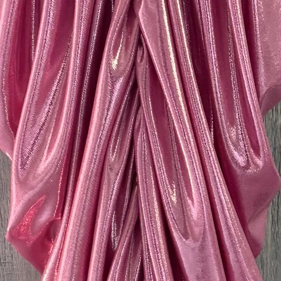 NORMA KAMALI Diana Slip mini Dress in Candy Pink - Picture 5 of 5